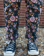Rebel Romance Eye Spy Floral Stretch Dungarees