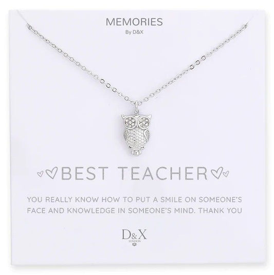 Memories By D&X `Best Teacher` Necklace