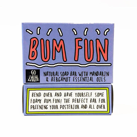 Go La La - Bum Fun Soap - Mandarin & Bergamot Funny Gift