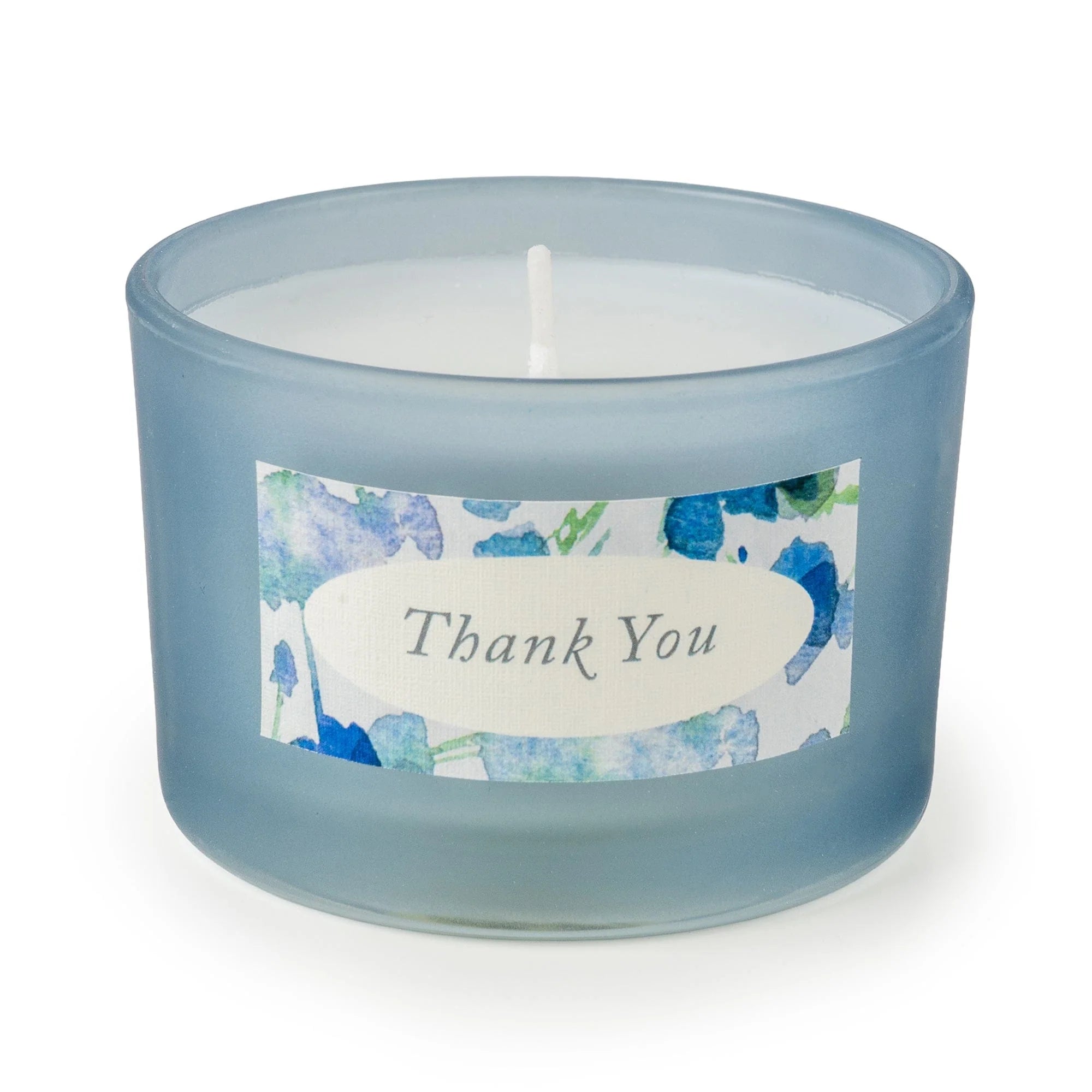 Candlelight - Candle Gift -  Thank You - Bluebell & Hydrangea
