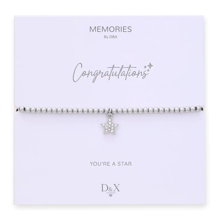 Memories By D&X `Congratulations` Bracelet