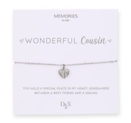 Memories By D&X `Wonderful Cousin` Bracelet