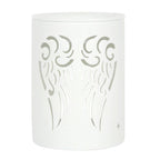 White Angel Wings Cut Out Oil Burner and Wax Warmer