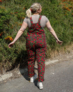 Rebel Romance Strawberry Field Stretch Dungarees