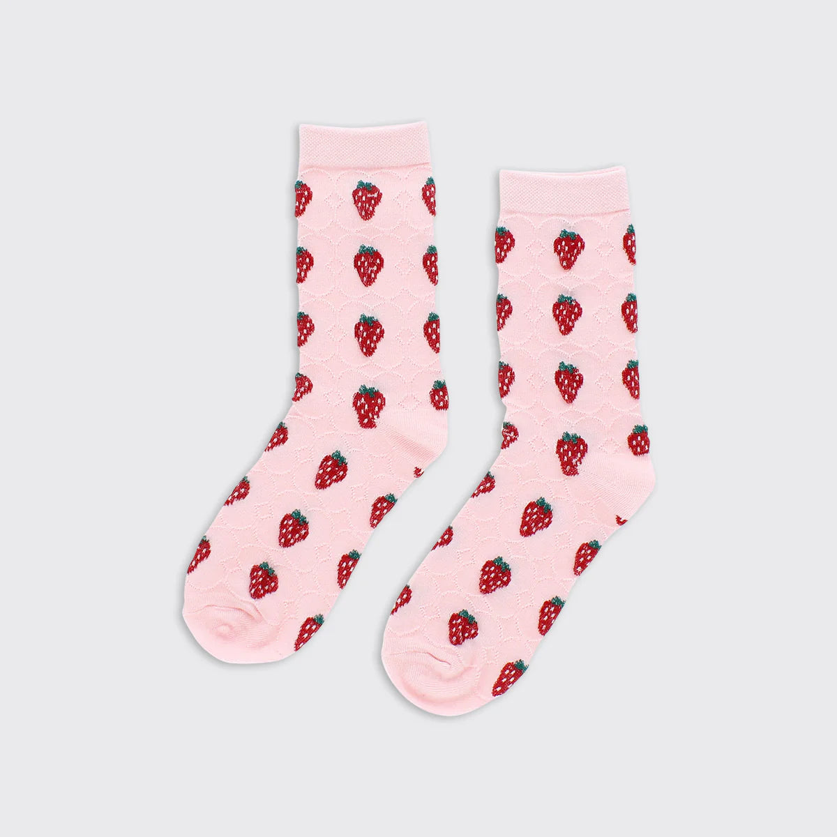 Millie Mae - Strawberry Socks - Pink