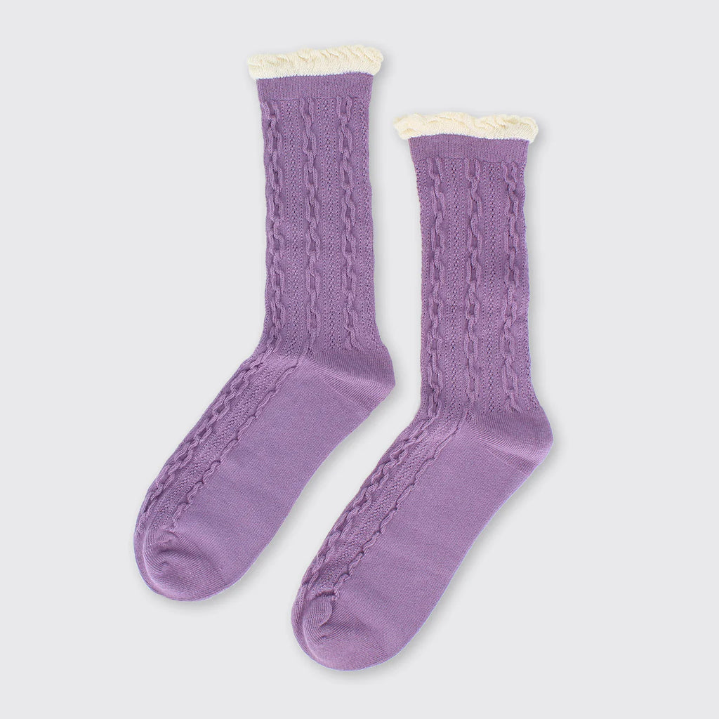 Millie Mae - Emilia Socks - Lilac