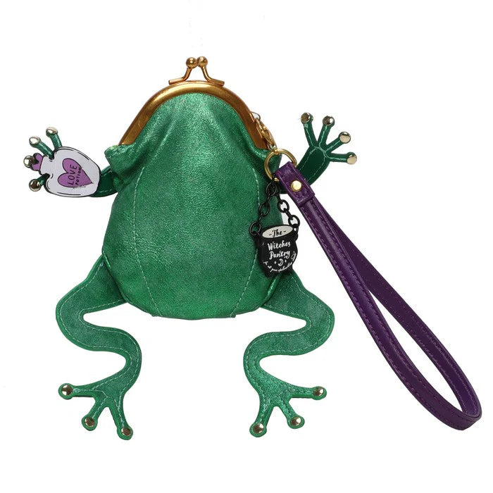 The Witches Pantry Frog Clip Frame Coin Purse