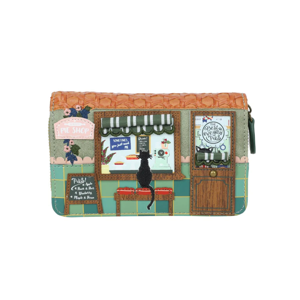 Vendula Pie Shop Medium Ziparound Wallet