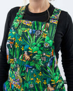 Rebel Romance Pond Birds Stretch Dungarees