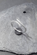 LOVE TWIST CZ RING ONE SIZE