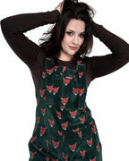 Run & Fly - Green Fox Stretch Corurory Dungarees