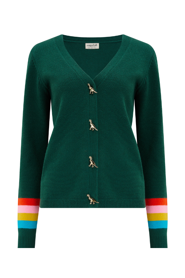 Sugarhill Brighton - Jennifer Cardigan - Dinosaur Buttons