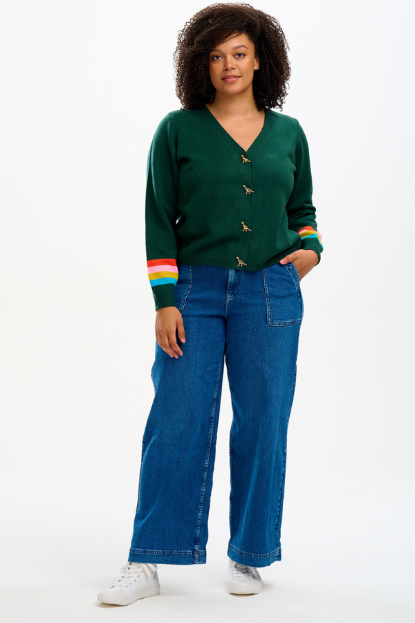 Sugarhill Brighton - Jennifer Cardigan - Dinosaur Buttons