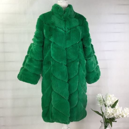 Green  - Luxury Bubble Faux Fur Coat