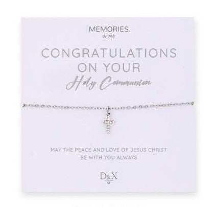 Memories By D&X `Congratulations On Your Holy Communiion` Bracelet