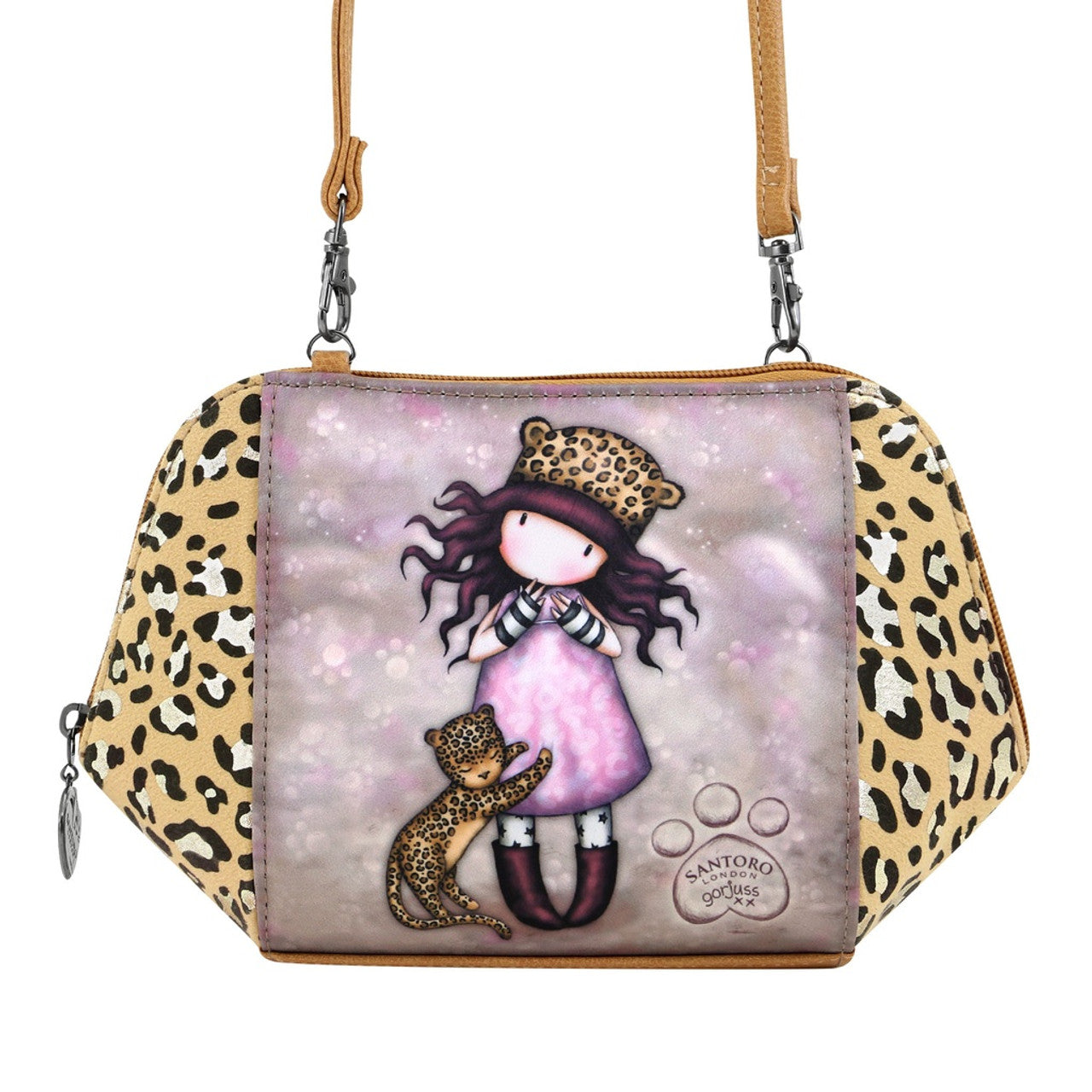 Santoro London - Gorjuss - Shoulder Bag - Purrrrrfect Love