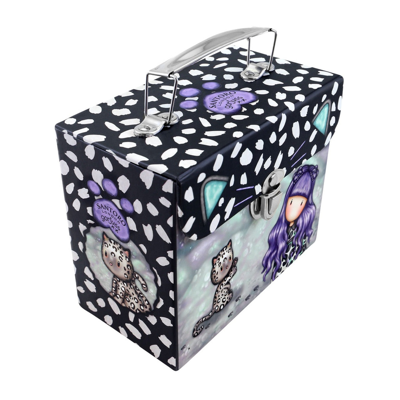 Santoro London - Gorjuss - Carry Case - Smitten Kitten