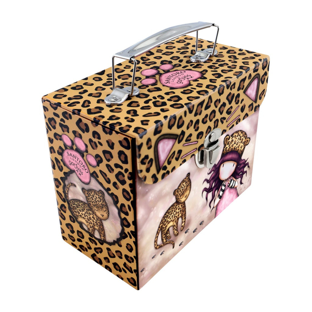 Santoro London - Gorjuss - Carry Case - Purrrrrfect Love