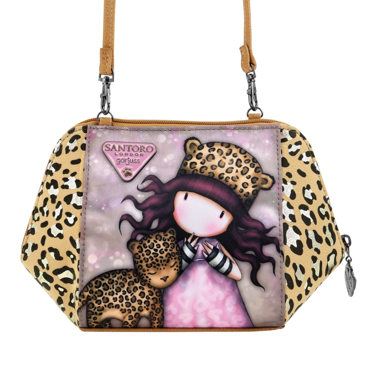 Santoro London - Gorjuss - Shoulder Bag - Purrrrrfect Love