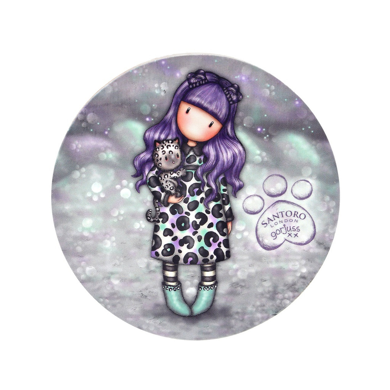 Santoro London - Gorjuss - Mug and Coaster Set - Smitten Kitten