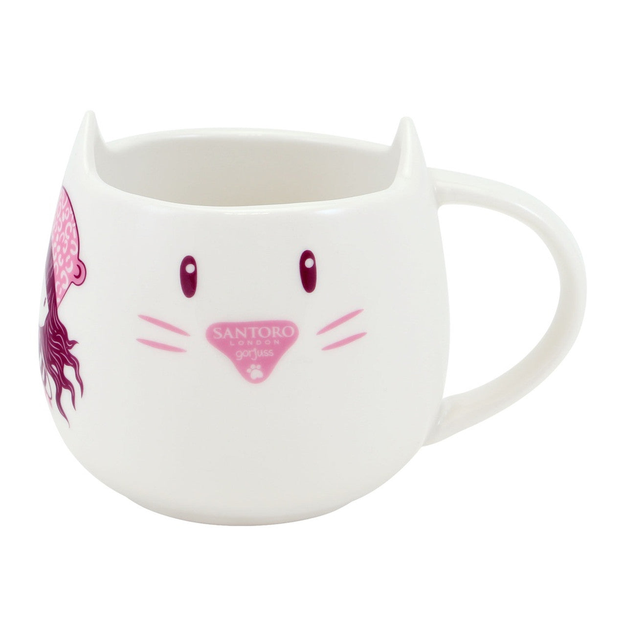 Santoro London - Gorjuss - Mug and Coaster Set - Purrrrrfect Love