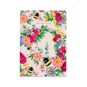Pink Bee Notebook By Lola Design