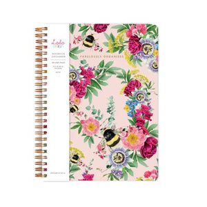 Pink Bee Notebook Organiser By Lola Design – Lilac & Lime St Ives