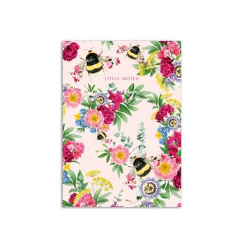 A6 Pink Bee Notebook By Lola Design