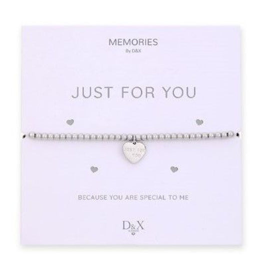 Memories By D&X `Just For You` Bracelet