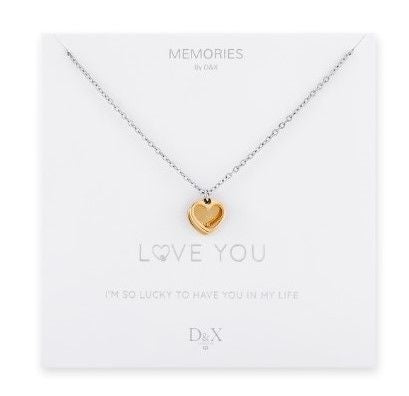 Memories By D&X `Love You` Necklace