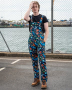 Run& Fly - Ocean Stretch Twill Dungarees