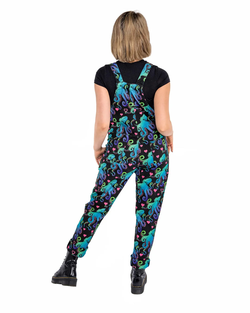 Octopus Love Stretch Twill Dungarees