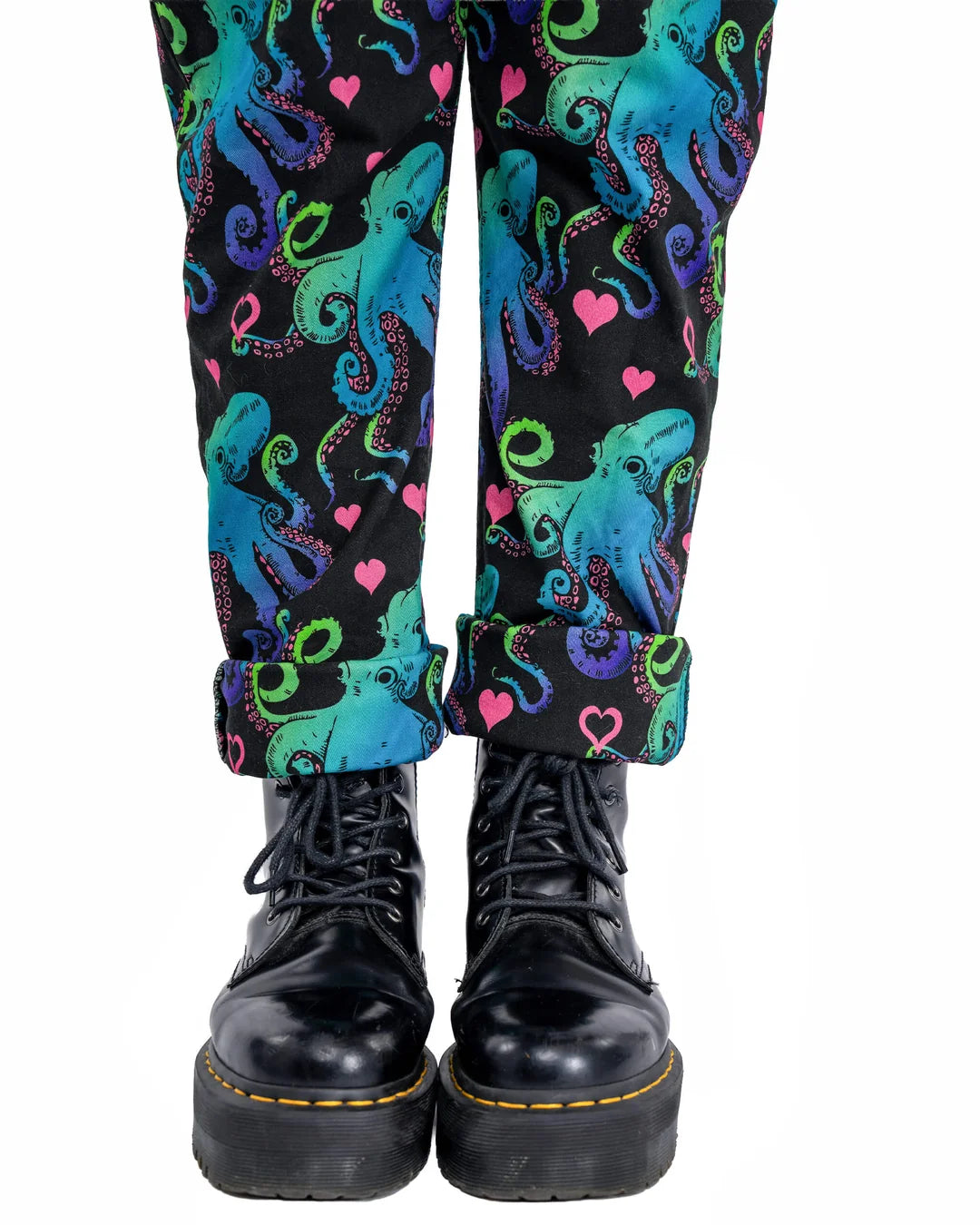 Octopus Love Stretch Twill Dungarees