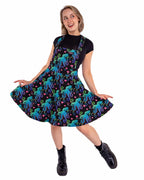 Run & Fly - Octopus Love Flared Pinafore Dress