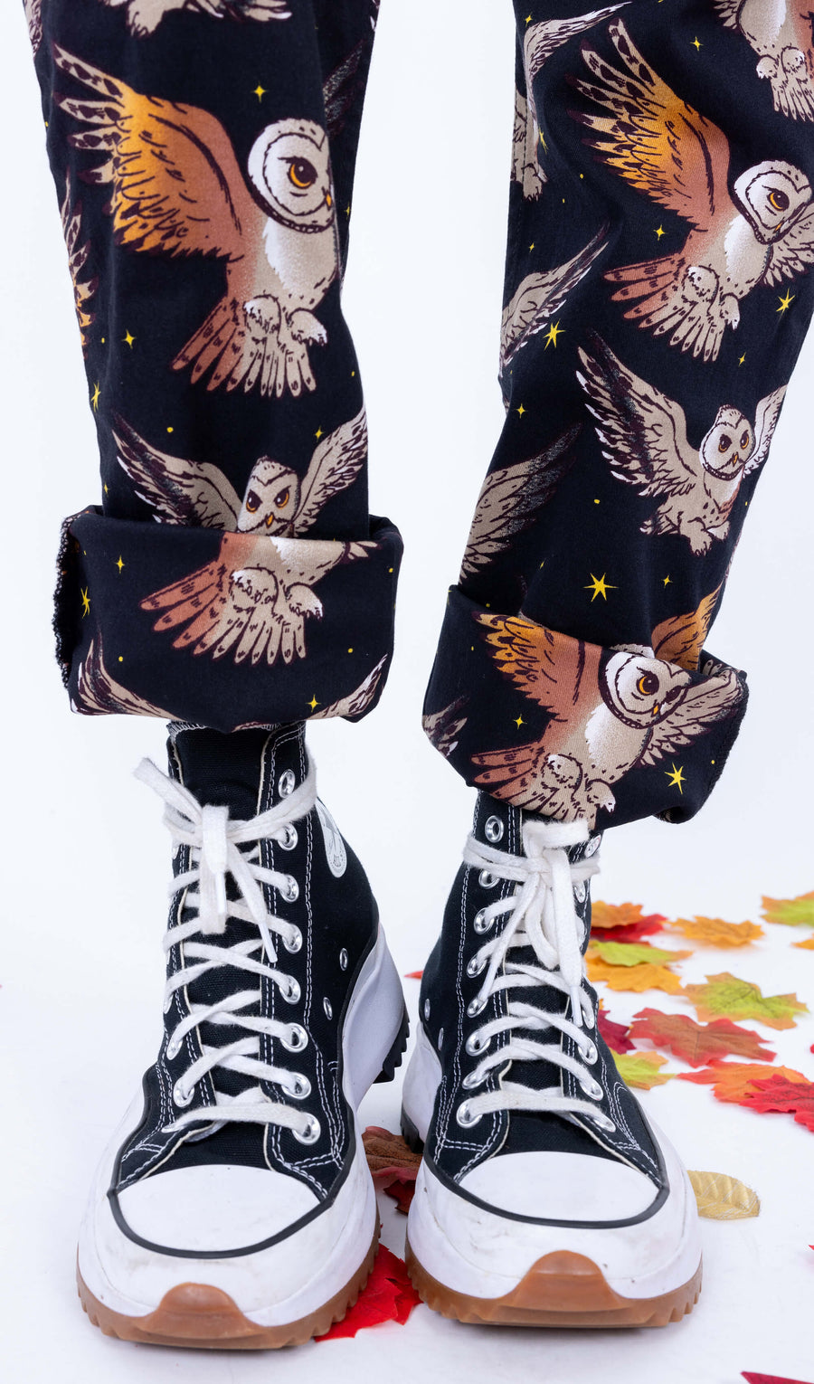 What A Hoot Owl Stretch Twill Dungarees
