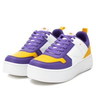 Refresh 171616 Lila - Womens Chunky Lace Up Trainers