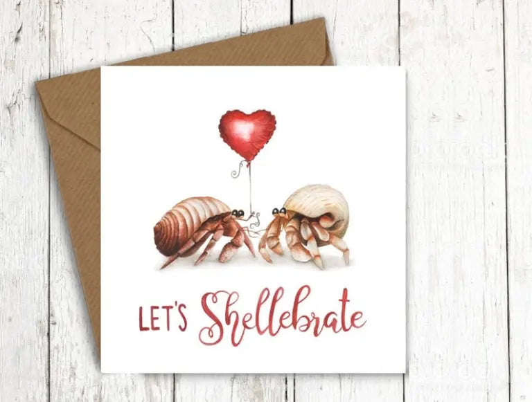 Lets Shellebrate shellfish card