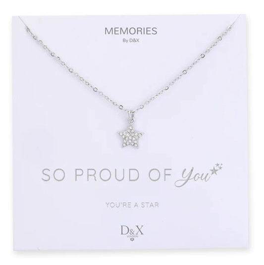 Memories By D&X `So Proud Of You` Necklace