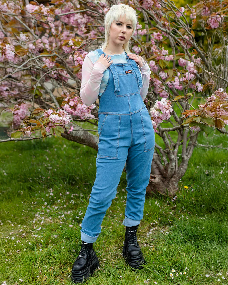 Run & Fly - Blue Denim Dungarees