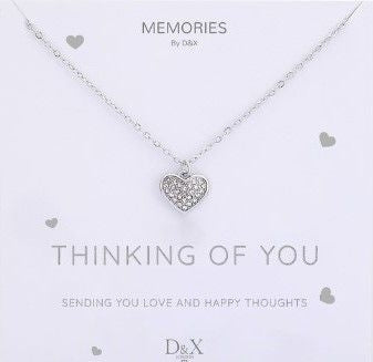 Memories By D&X `Thinking Of You` Necklace