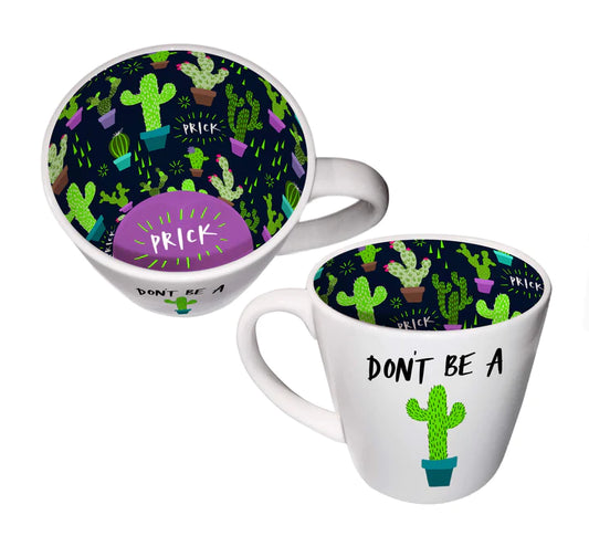 Inside Out Mug With Gift Box - Don't Be a... Cactus