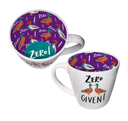 Inside Out Mug With Gift Box - Zero Ducks Given