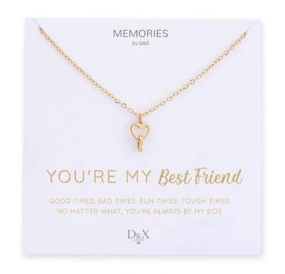 Memories By D&X `You`re My Best Friend` Necklace