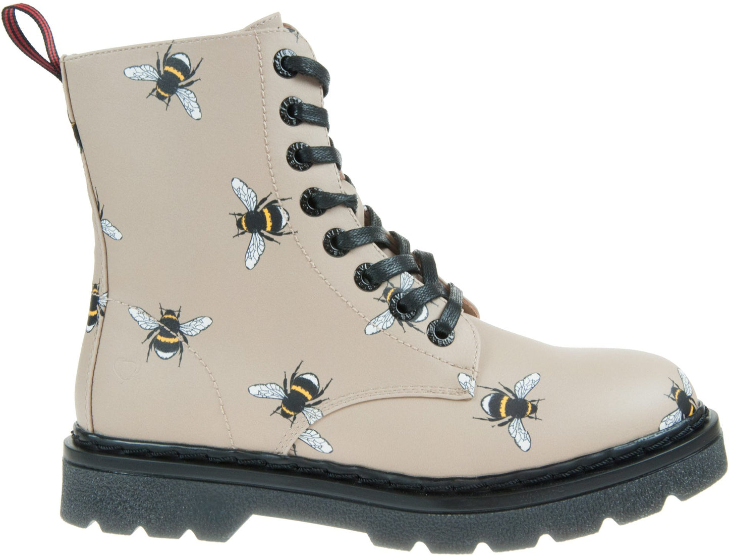 Heavenly Feet – Justina Print Lambswool Bee Boots