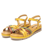 Yellow sandals by Refresh