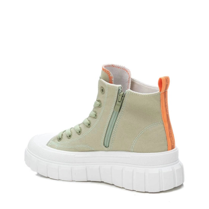 REFRESH - HIGH TOP IN GREEN WITH ORANGE