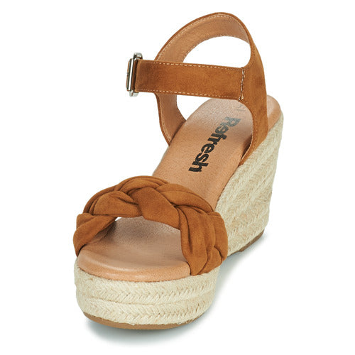 Refresh Women's Wedge Heels Sandals Camel