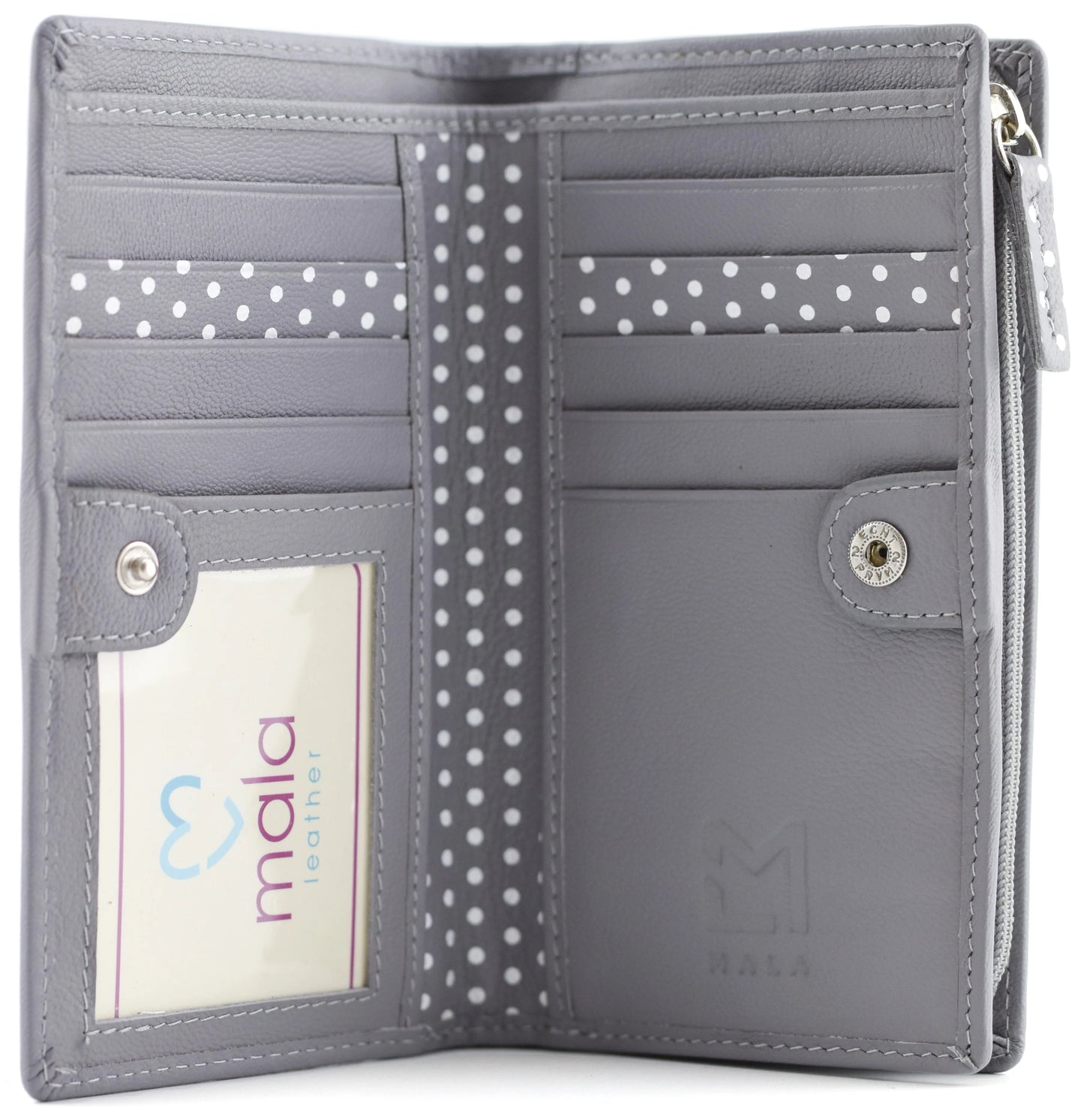 Moonflower Compact Bee Purse Grey