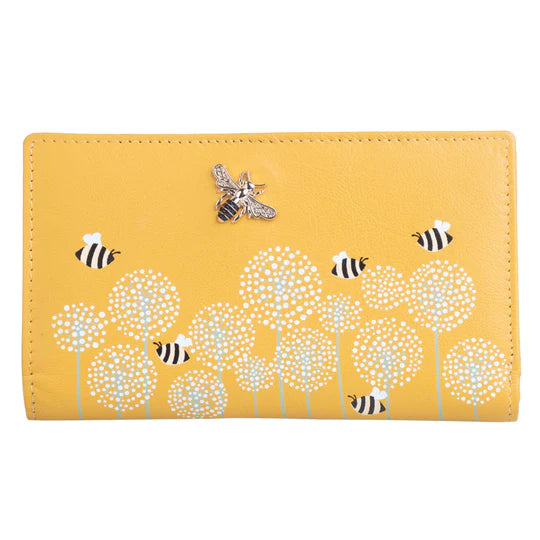 Moonflower Compact Bee Purse Yellow
