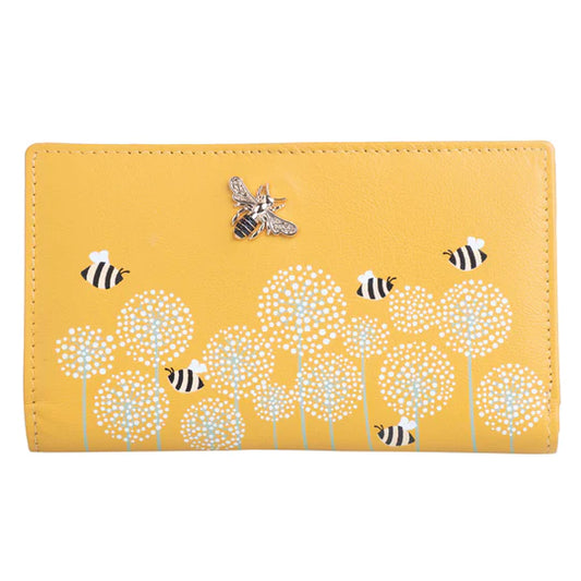 Moonflower Compact Bee Purse Yellow